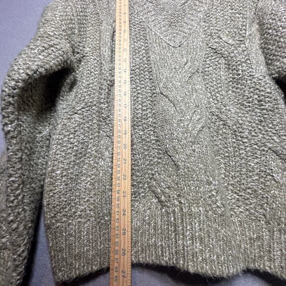 LINE Alpaca Wool Blend Sweater S Deep V Elevated Neutral Cozy Quiet Luxury Warm - Picture 7 of 7